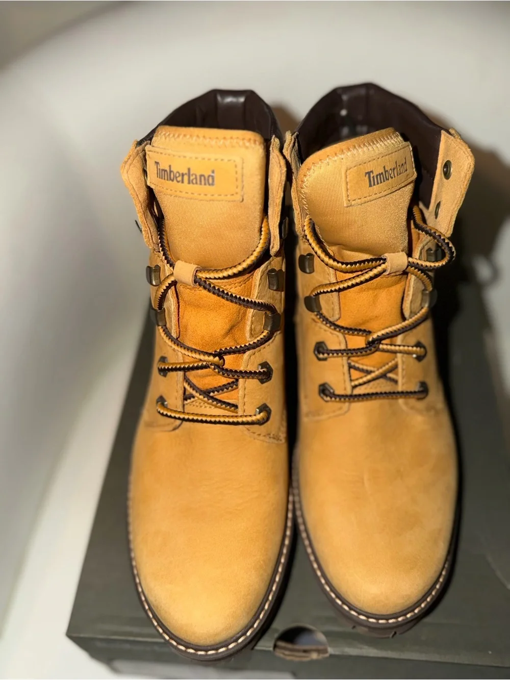 Timberland Classic Yellow Wheat Leather Boots